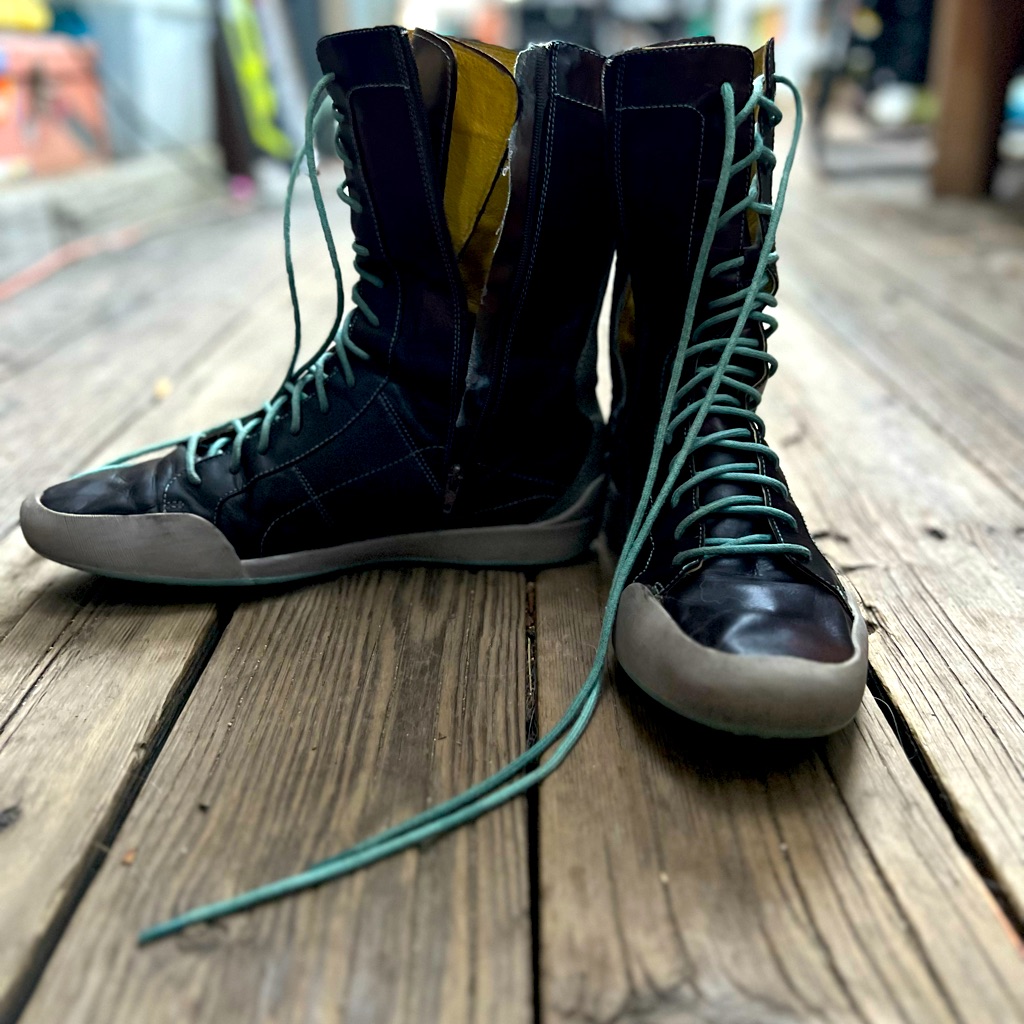 Merrell Limited Edition Vintage Kona Lace Zip Up Leather Boots! Absolute Asset!!
